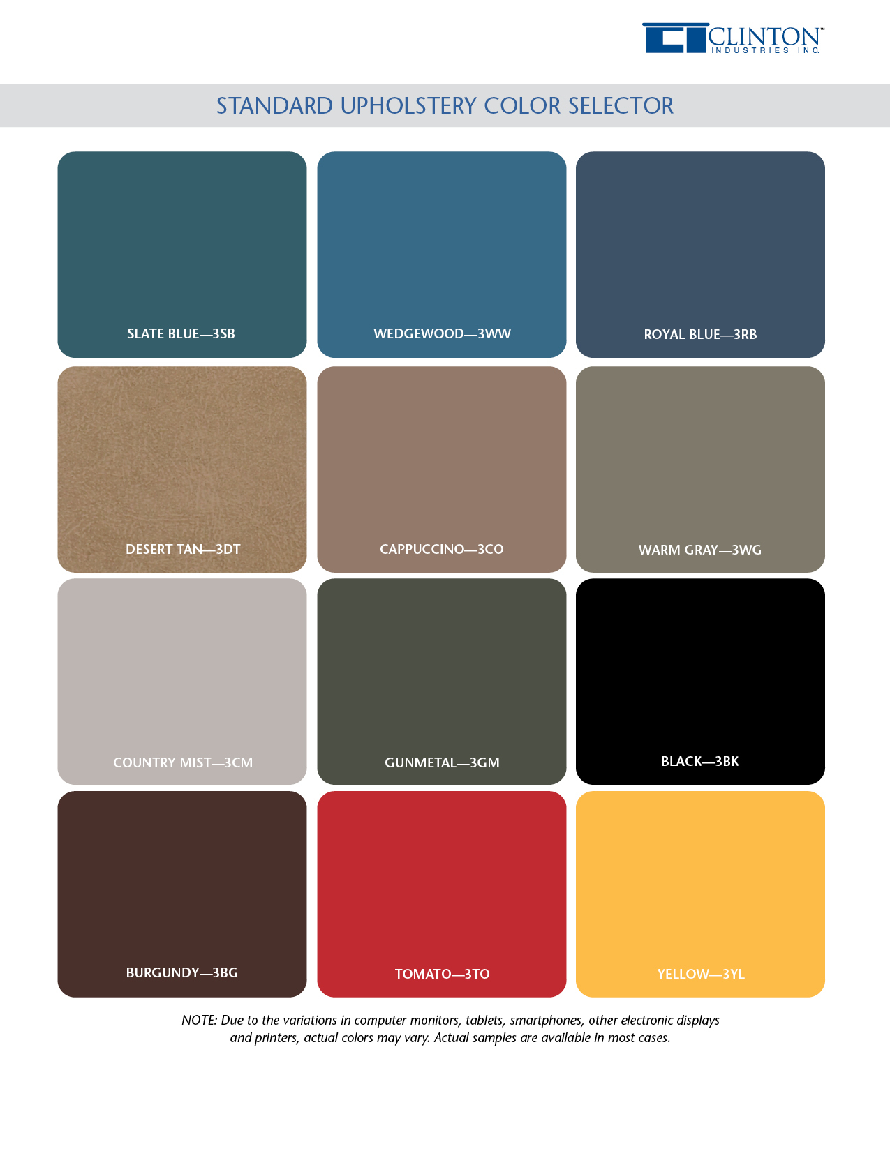 Small Pillow Clinton Industries, Inc.