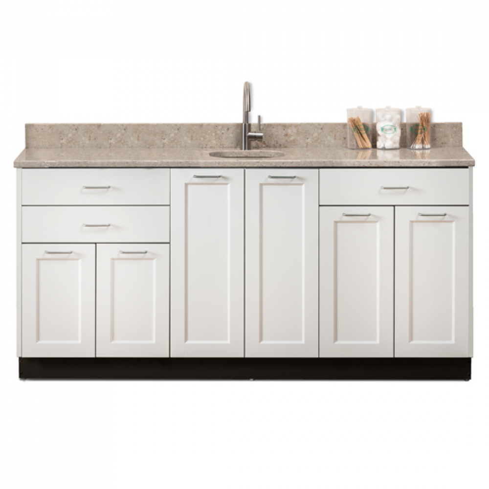 Fashion Finish 72 Base Cabinet With 6 Clinton Industries Inc