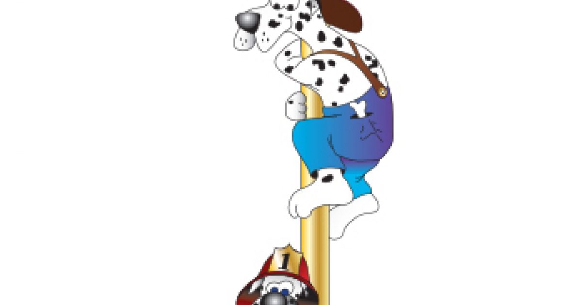 Fire Dogs Wall Sticker Clinton Industries, Inc.