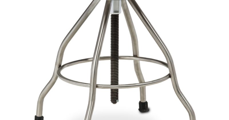 Stainless Steel Stool with Rubber Feet | Clinton Industries, Inc.