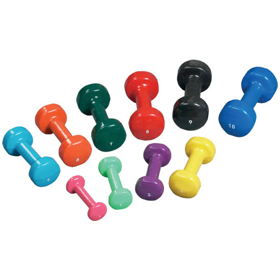 10Piece Dumbbell Set Clinton Industries