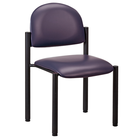 black frame chair no