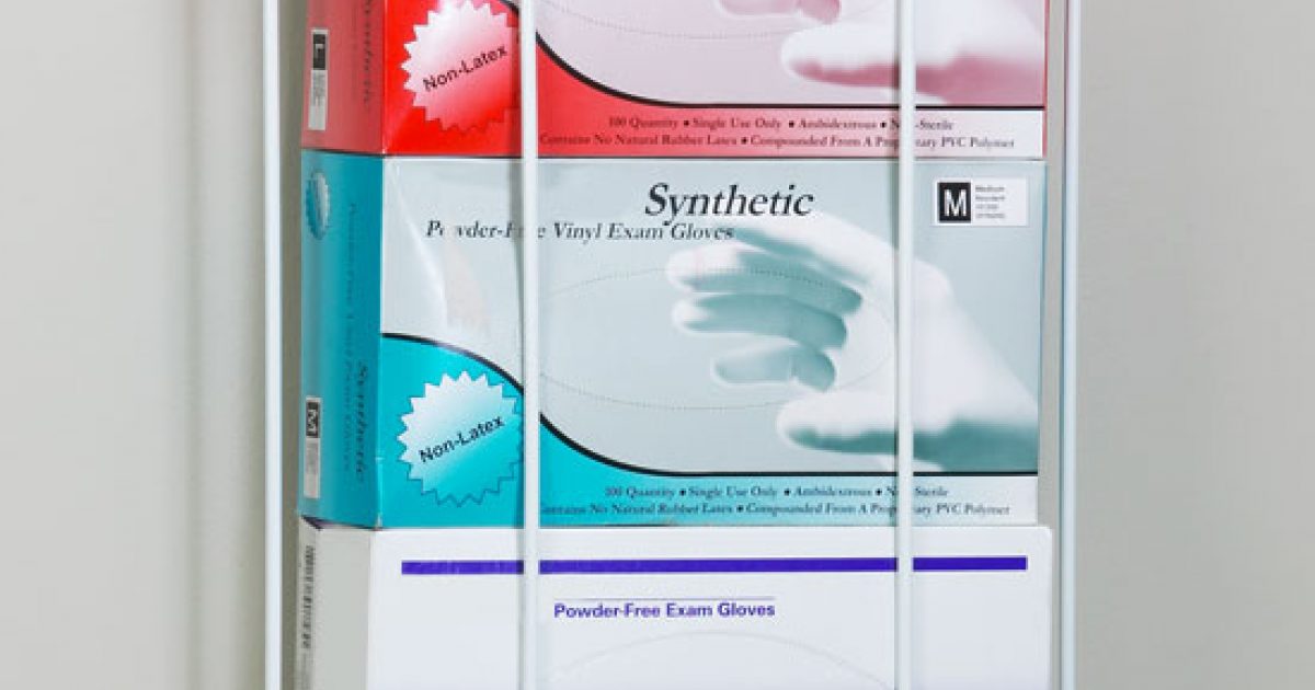 Triple, Horizontal, Wire Glove Box Holder | Clinton Industries, Inc.